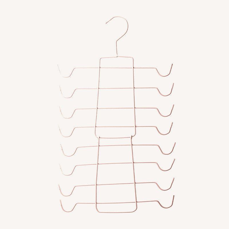 Umeraș multifuncțional Sling lenjerie de corp Umeraș pentru sutien cu mai multe straturi, care economisește spațiu, vestă pliabilă Suport pentru haine de uz casnic