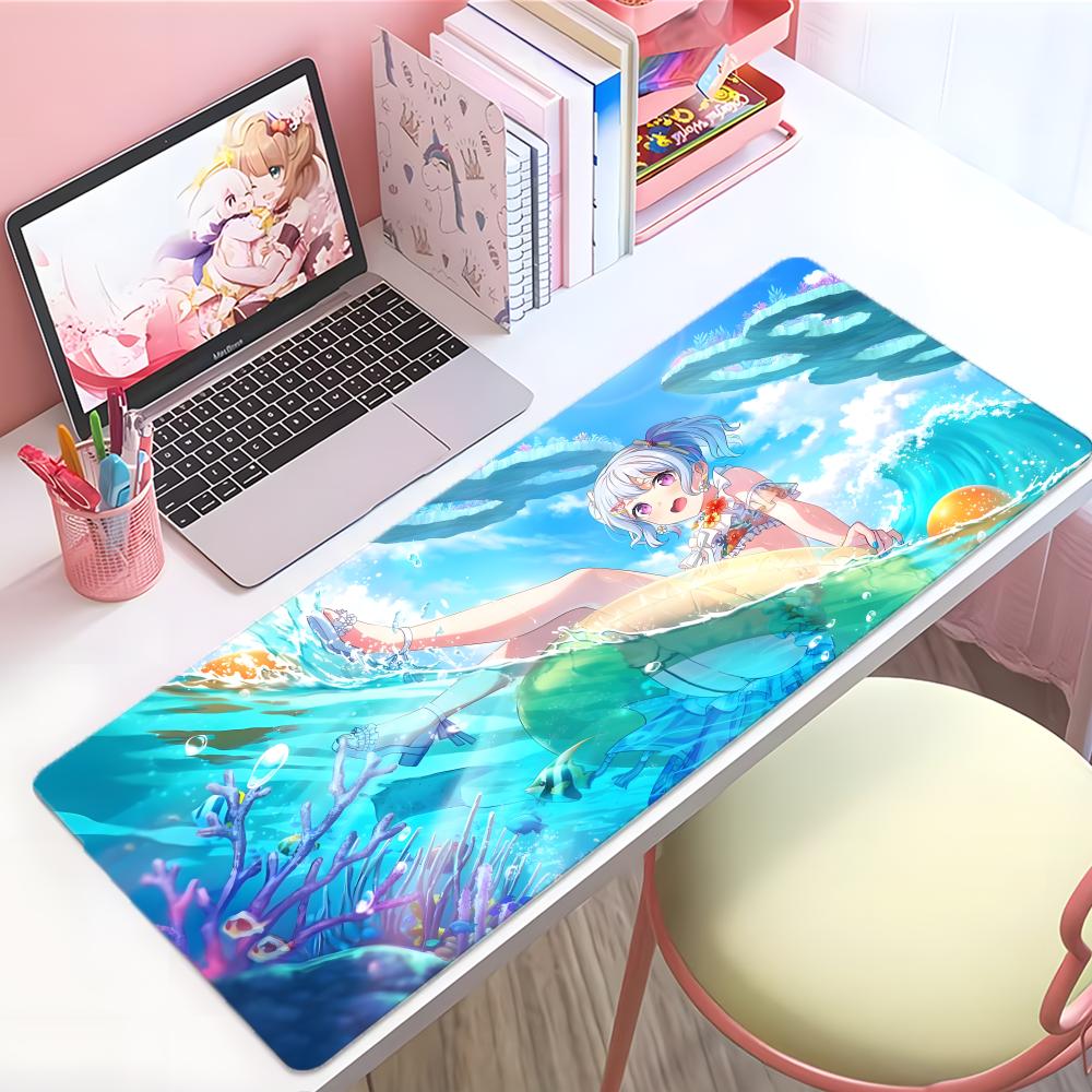 Soft Emotional Anime Kkanon Mouse Pad Large Thick Desk Pad Stitched Edges Gaming Mouse Mat For Pc