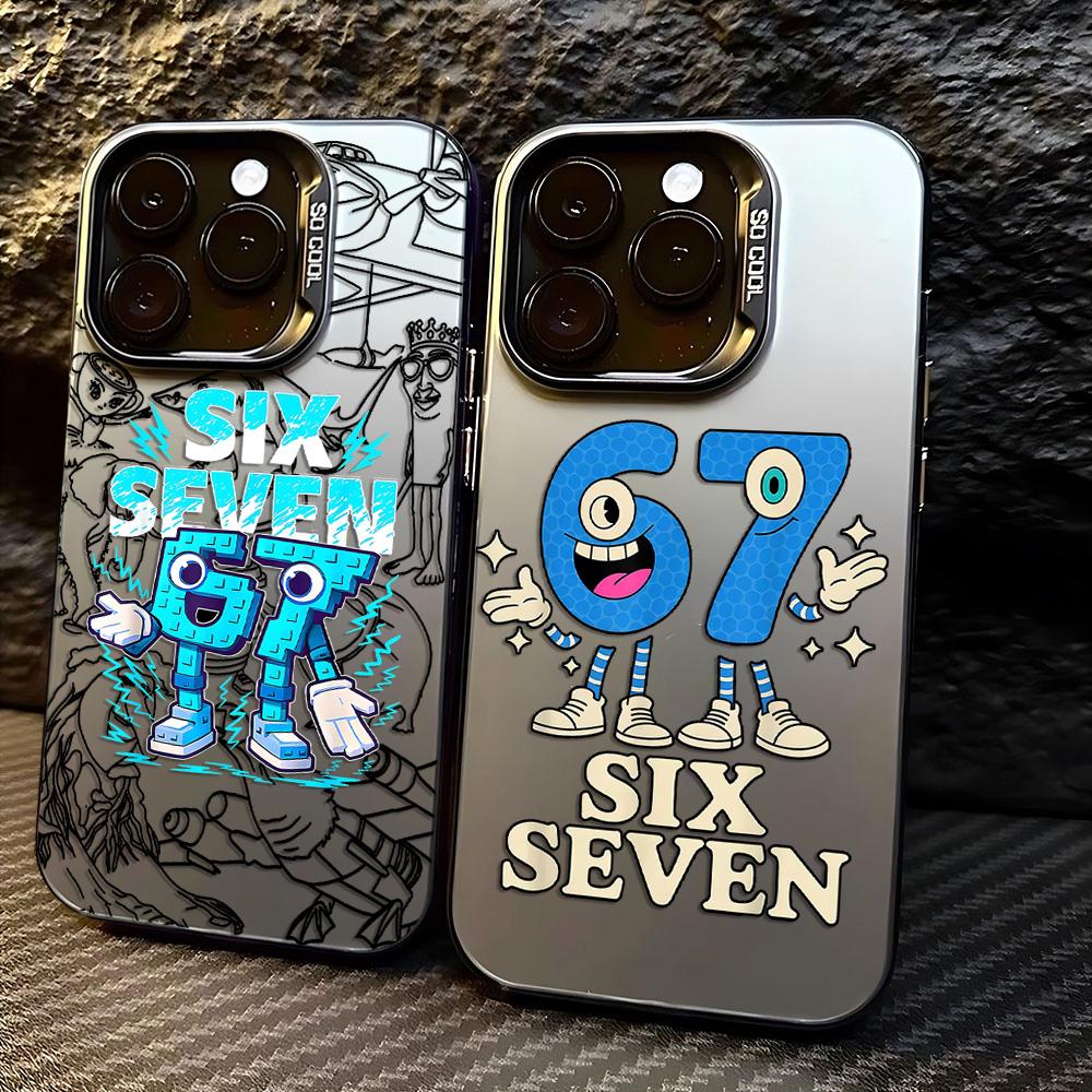 HOT Luxury Six Seven 67 Phone Case For Xiaomi Redmi 15 15C 14C 13C 12C 13 12 10 A1 A2 A3 A5 9T 9A K60 K40 4G 5G Anti Fall Matte