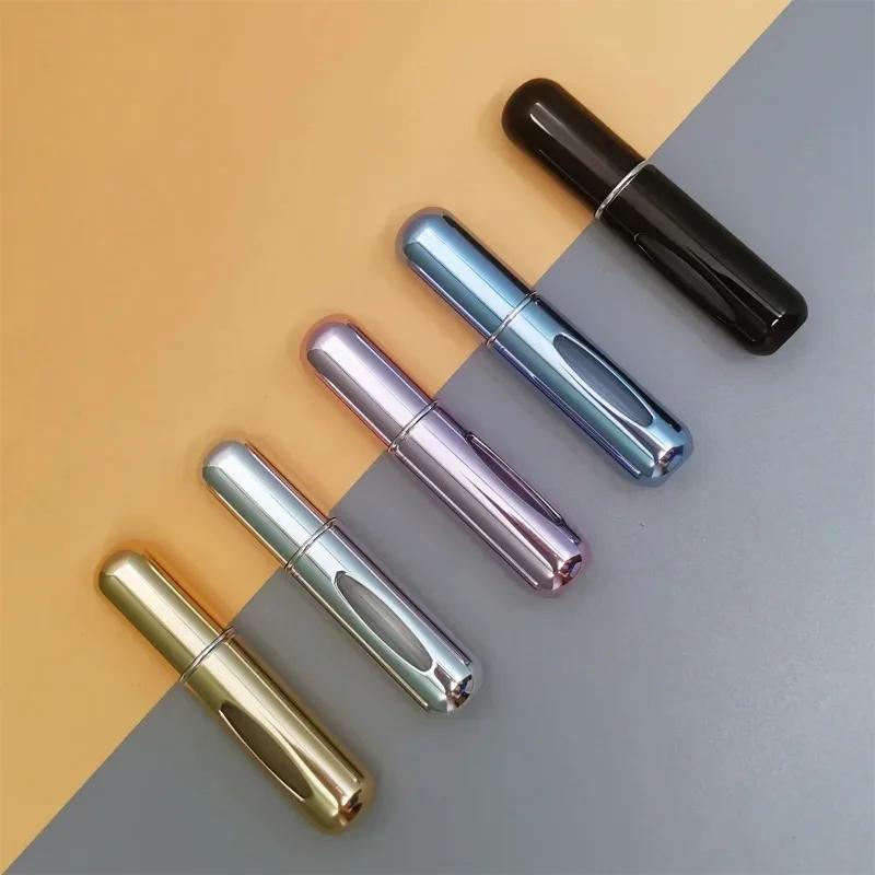 1/5Pcs Mini Atomizer Spray Refill Bottle Travel Perfume Bottle Refillable Portable Women Pocket Dispenser Cologne Sprayer 5ml
