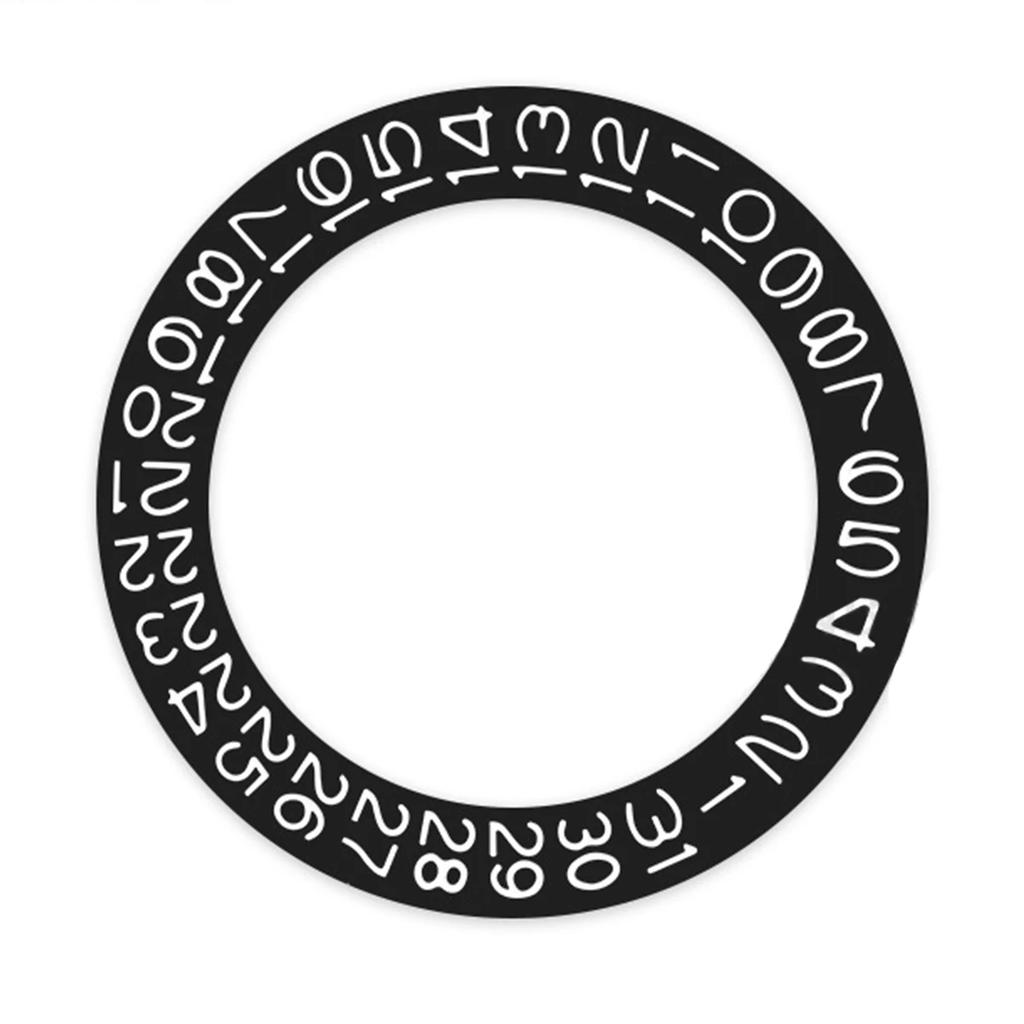 NH35 NH36 Date Dial Fits NH35 NH36 NH34 Movement SKX007 SKX009 Red Blue Black Automatic Mechanical Movt Day Date Dial Wheel