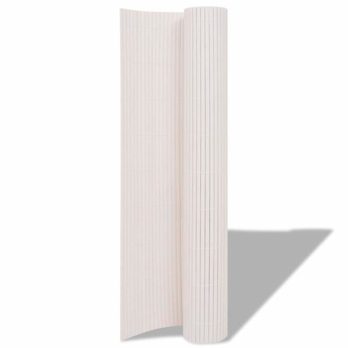 Clôture de jardin - vidaXL - Double face - 90 x 300 cm - PVC - Résistante aux intempéries
