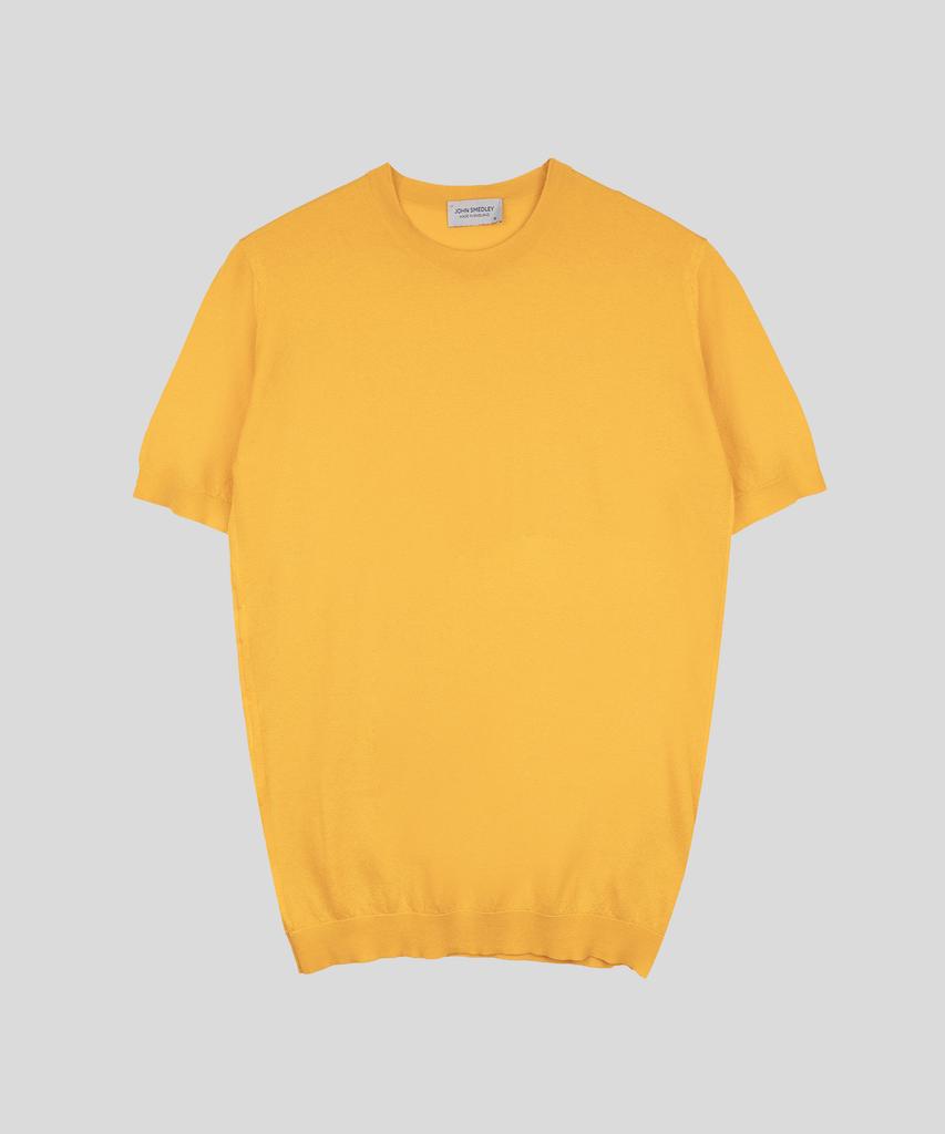 Jonseumedeulli Park Cotton Pique Ribs Round Neck T-Shirt Heritage 5 Colors (B Type)