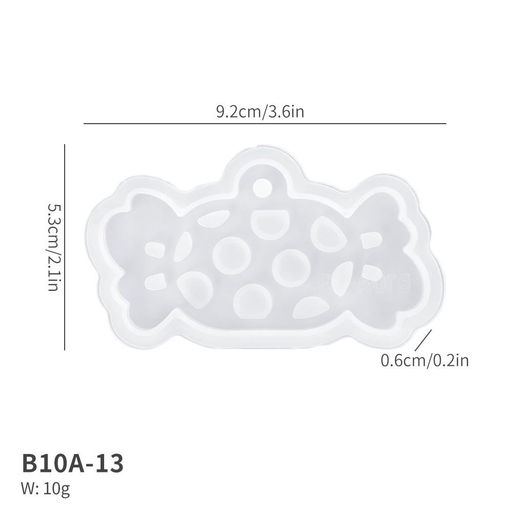 Epoxy Resin Mold Personalized Christmas Tree Hanging Tags Diy Pendant Silicone Mold Multifunctional Resin Crafts Jewelry Mold