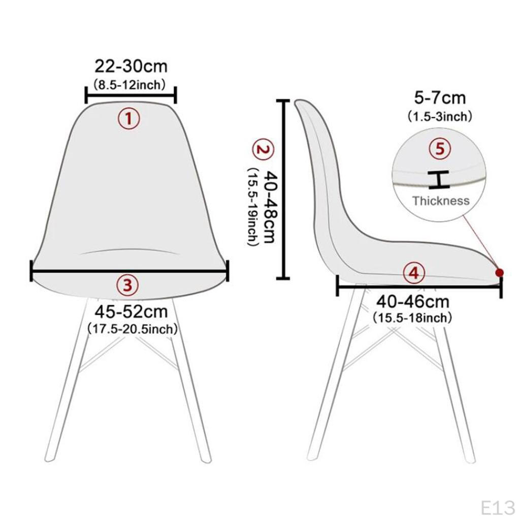 Armless Seat Removable Dinner Meeting Dining Room Living Slipka