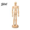 Künstler-Schaufensterpuppe für Figurenpuppe Mannequin Körper Flexibel Zeichnen Holzgelenke Menschliches Ornament Künstler-Pose Modell Bewegliche Gelenkige Hand