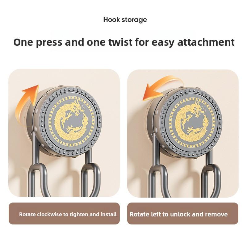 Suction Cup Basin Hook, No Need for Drilling, Bathroom Storage Rack, Adjustable Hanging Basin Storage Rack, Simple Household Hook