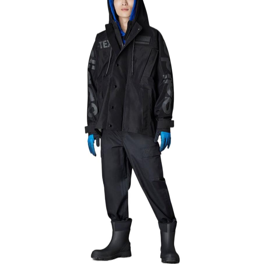 adidas Jackets Men's Black Hooded Moderate Other HM2345