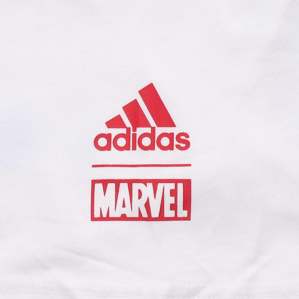 Adidas X Marvel Harden Iron Man Avengers Basketball Short Sleeve T-Shirt Men Tops White FI6371