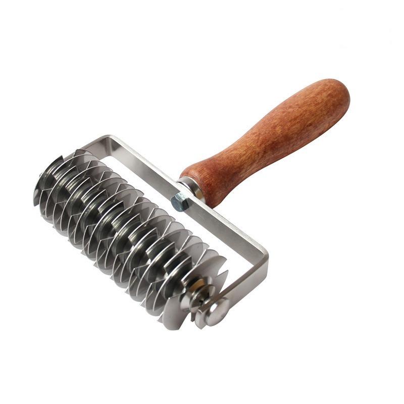 Kitchen Stainless Steel Lattice Cutter Roller Pastry Bread Pizza Wheel Pie Dough  DIY Bakeware Cooking tools