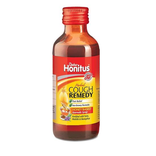 Dabur Honitus Cough Syrup - 100ml | Fast Relief from just 15 mins | Non-drowsy Formula