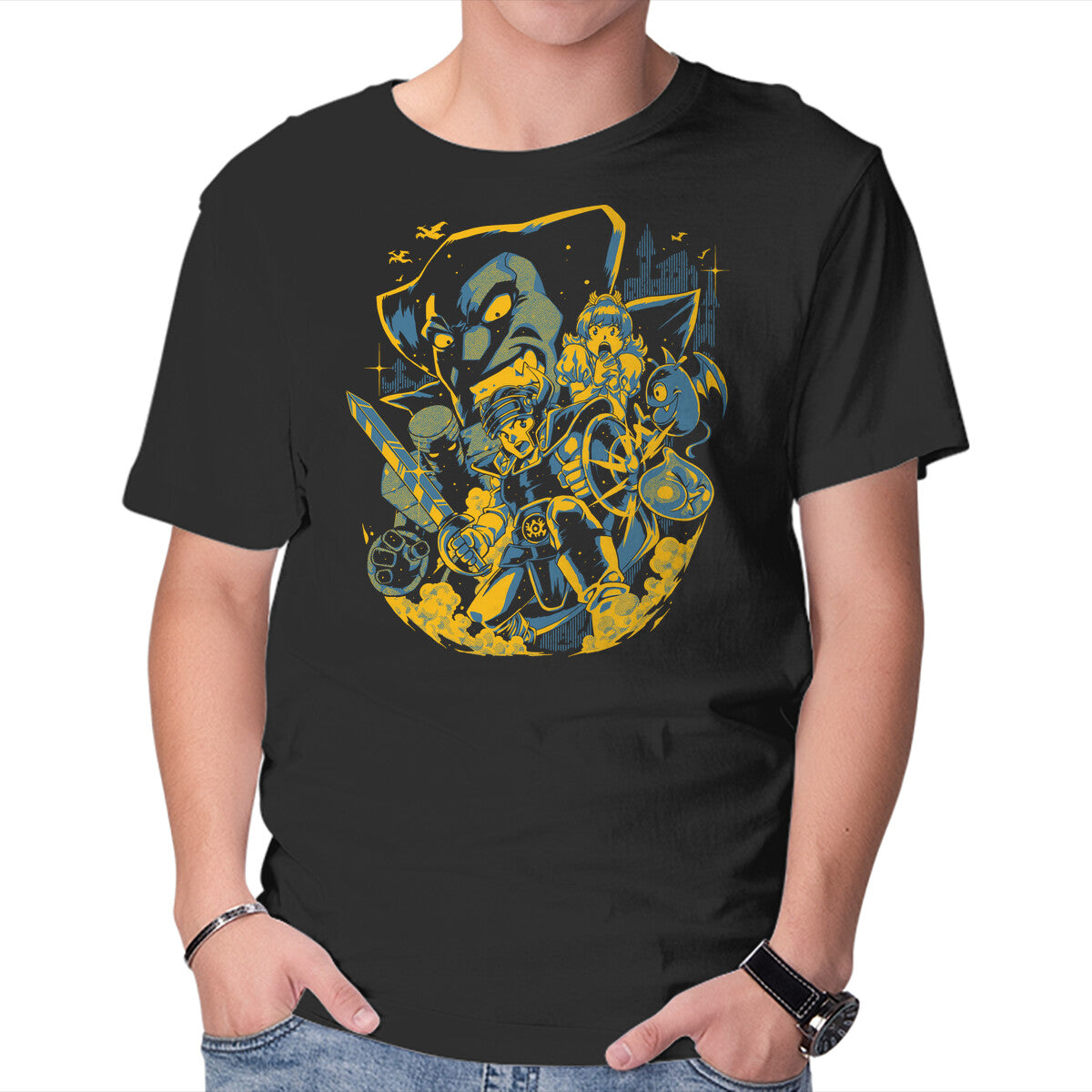 Unisex Crew Neck T-Shirt Last Breath At The End Graphic Short Sleeve Casual Tee XXL