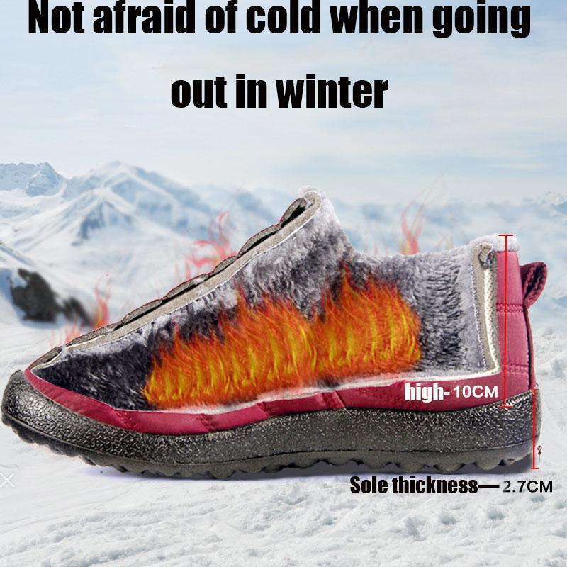 Winter Herren und Damen wasserdichte Schneestiefel rutschfeste warme Winterstiefel