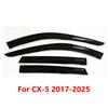 4 pcs of the latest model car window sunshade for Mazda CX-5 2017-2025 window visor rain guards window visors window rain guards