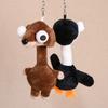 Filled Cartoon Animal Keychain 20 Centimeters Plush Hanging Ornament Bag Charm  Backpack Decoration