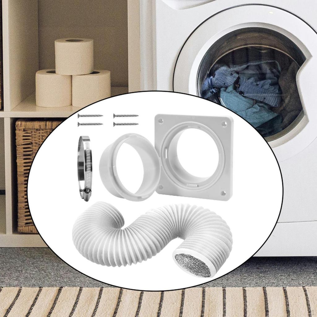 Dryer Vent Hose Connector Kit Premium Fits 4 inch Tubes Professional Adapter No