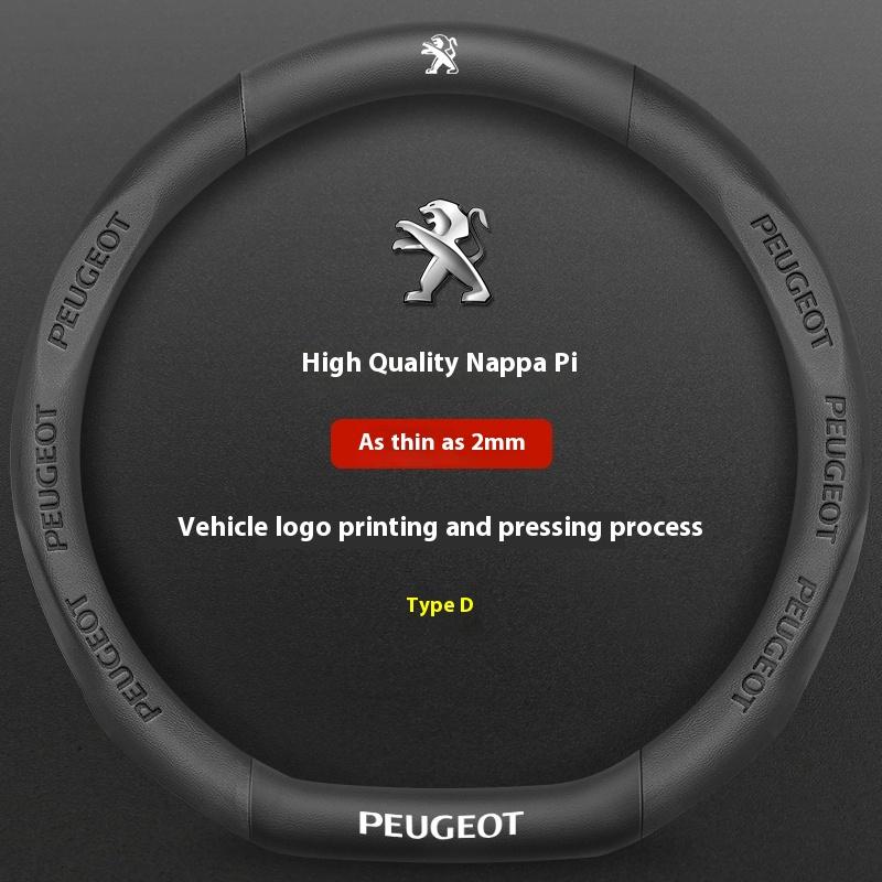 Car Steering Wheel Cover For Peugeot 106 107 108 206 207 208 301 307 308 406 407 408 508 607 2008 3008 4008 5008 GT RCZ Rifter