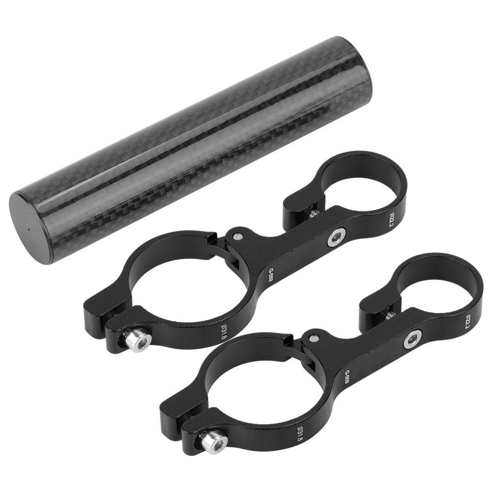 Aluminium Alloy Cycling   Odometer Extension Mount Bike Computer Extra Holder (Black)