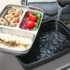 Easy-Clean Container For Students & Office Workers,Leak-Proof Stainless Steel Lunch Box With 3/4 Compartments - Durable