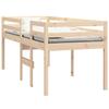 Vidaxl Letto Alto, 80X200 Cm, Legno Massello di Pino