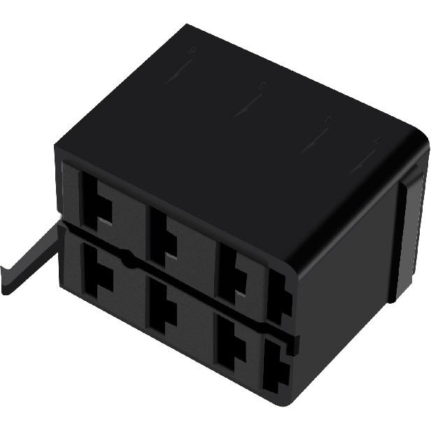 GI1407 Lot/Sets 6.3mm 14-16AWG Female Gold Spade Terminal Connector + Rocker Switch Plug Connect Box Socket ARB Carling (4 Sets)