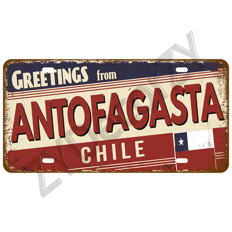 Retro Tinplates Plate Landmark Country Metal Sign Plaque Metal Vintage Tin Sign Home Decor For Man Cave Bar Pub Club Decoration