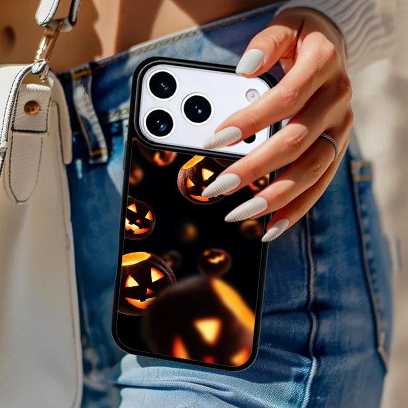 Halloween Pumpkin Ghost Mummy Funda Phone Case For iPhone 17 Air 14 15 13 12 Max Cover For Apple 14 15 16 16e 11 Pro Max Plus