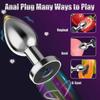 Wireless Control Metal Anal Vibrator for Women Butt Plug Men Prostate Massager Masturbator Clit Stimulator Sex Toys for Couple