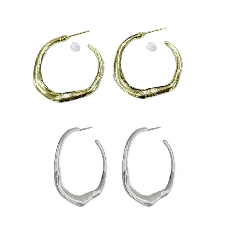 Stylish Hoop Earrings Accessory Fashionable Circle Earrings for Weddings Parties Stylish Big Hoop Earring Charm