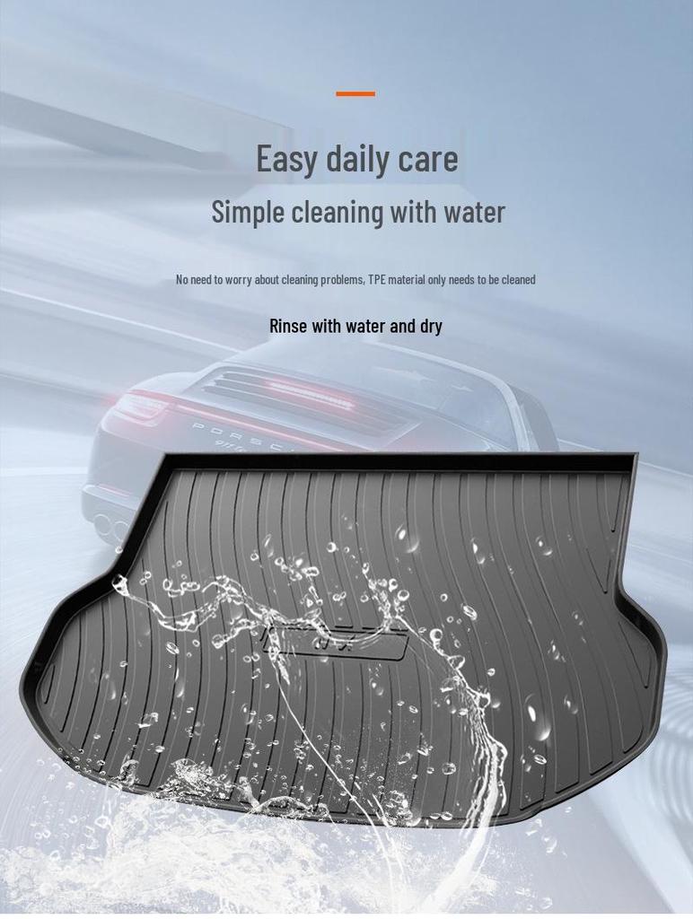 Lexus Trunk Mat: Odorless, Non-Slip, Waterproof TPE Car Storage Mat