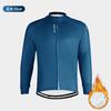 Mens Winter Cycling Jersey Thermal Long Sleeve Bike Jacket Mountain Road Outdoor Sports