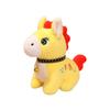 Chinese Style Zodiac Horse Doll Cute Plush Horse Toys Cartoon 2026 New Year Mascot  Bedside Decor