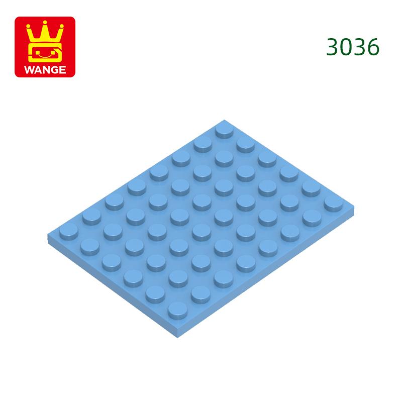 15Pcs/Lot 3036 6x8 Dots Plate Construction Bricks Basic Components Board Blocks Works With all Brand Playthings Ideal For Children Gift Idea Box