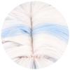 White and Blue Long Full Wig for and Comiket School and Cultural Includes Wig Net and Cosplay Accessories Wig, Heat-Resistant, Games, Cosplay,