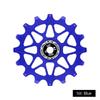 10T/12T/14T/16T Bicycle Rear Derailleur Ceramic Jockey Wheel Pulley Wheel for Mountain Road Bike  Lightweight Low Friction