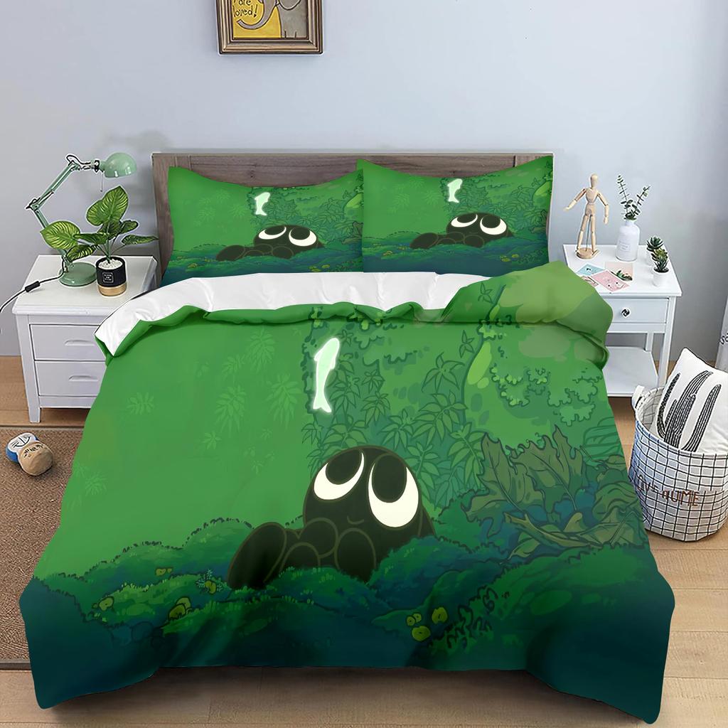 Luo Xiaohei Printed Polyester Children 3D Children'S King Size  Bedding Duvet Cover Set Cute Printed Cartoon Quilt Cover Home