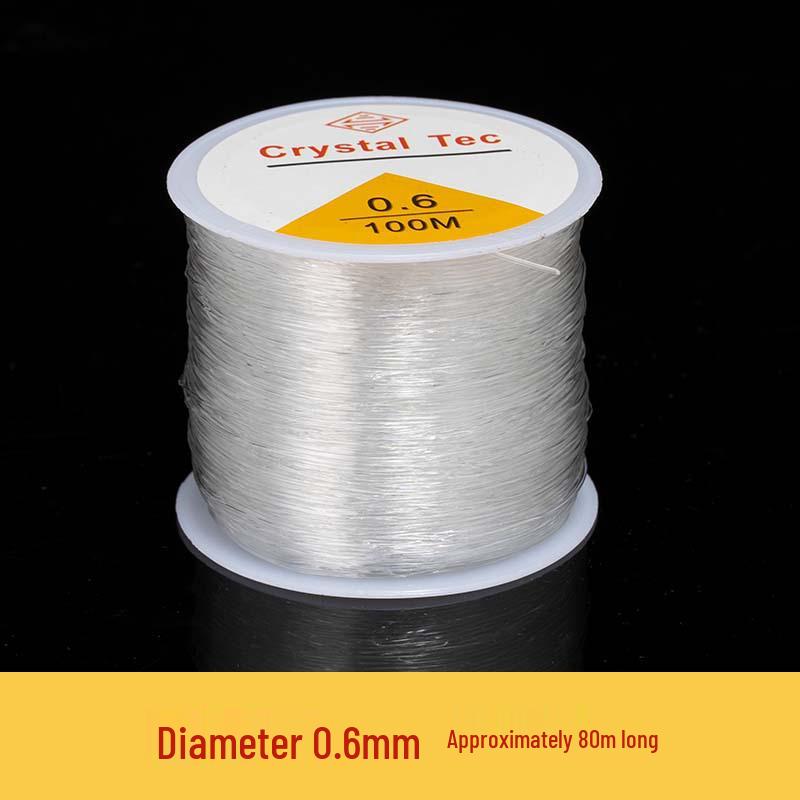 

80м Прозрачная Круглая Эластичная Леска для DIY Ювелирных Изделий и Бисероплетения