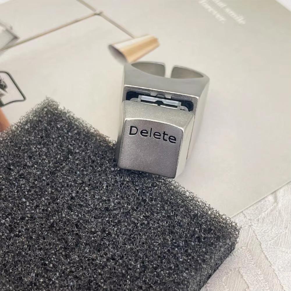 Metal Delete Anything Rings Decompression Spindle Tester Ring New Opening Rings