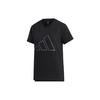 adidas Set In Sleeve T Shirt Women's Black GP0675