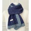 Colorblock Scarf for Women In Autumn and Winter New High End Warm Korean Style Versatile Knitted Hat Set Scarf