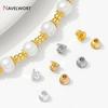 14K/18K Gold Plated Brass Metal Stripe Spacer Beads Separator For Beads Loose Beads For Bracelet Necklace Making Accessories
