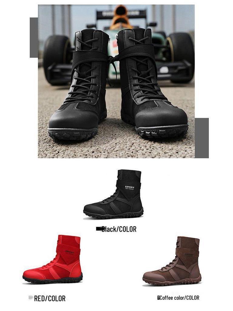Herren 2025 German Trainer High-Top Boxschuhe: Bequeme, Leichte, Vielseitige Martin Boots