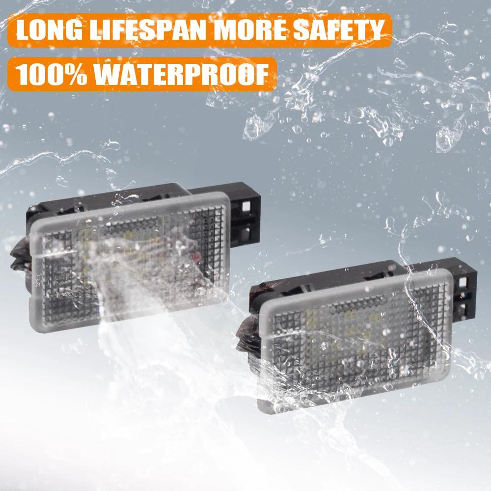 CANBUS White LED Footwell Courtesy Under Door Step Light For Volvo S60 S80 V40 V60 XC40 XC60 XC90 Car Accessories