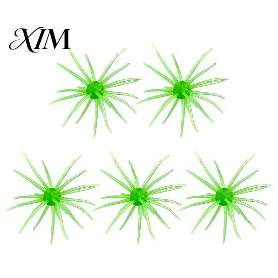 Freshwater Fish Lures 5Pcs Bionic Sea Urchin Lure, 4cm/0.5g, 7cm/1.6g, 9cm/2.8g, 11cm/8.7g Floating Fishing Accessories Artificial Bait, Fuzzy