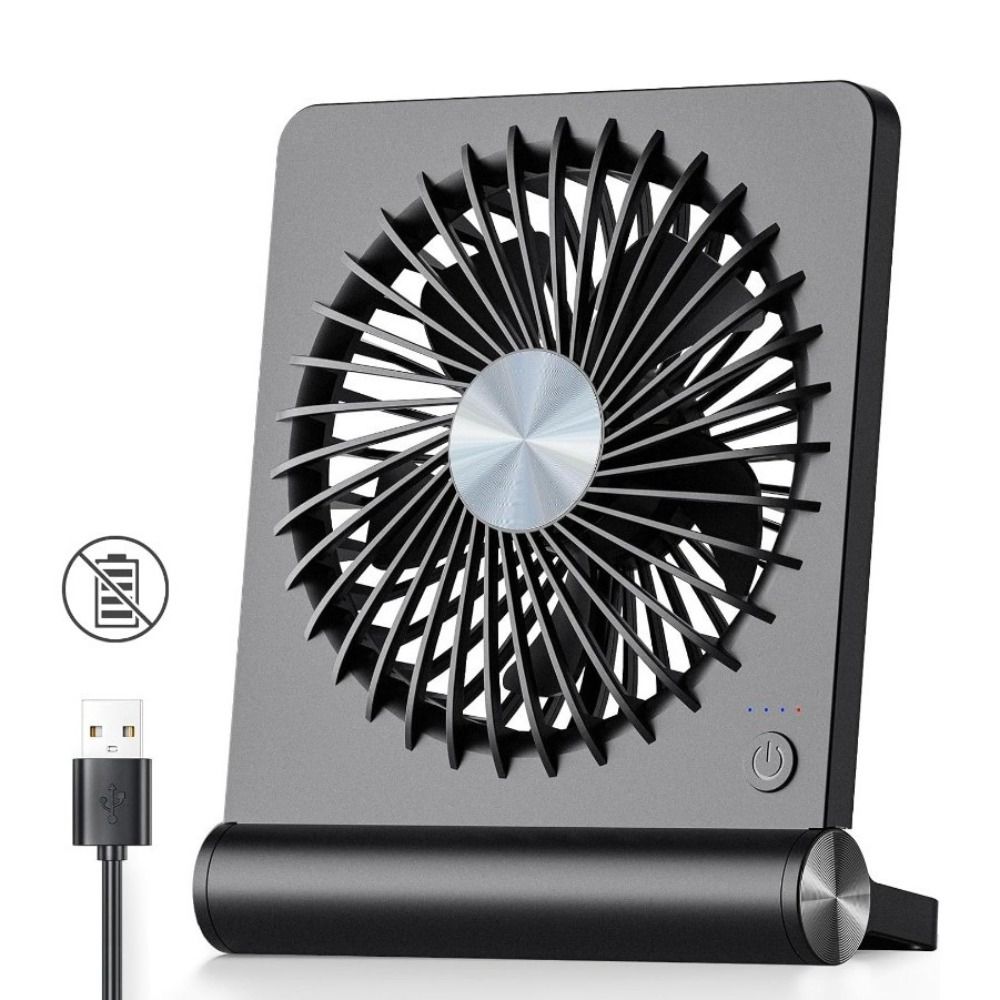 Folding Desk Fan Lightweight Ultra-thin Mini Fan Table Fan Small USB Fan  Outdoor