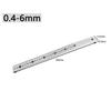 Chrome Plated Welding Gauge 0.5-10mm Feeler Gauge Carbon Steel Construction Heavy Use Resistant Professional Toolkit