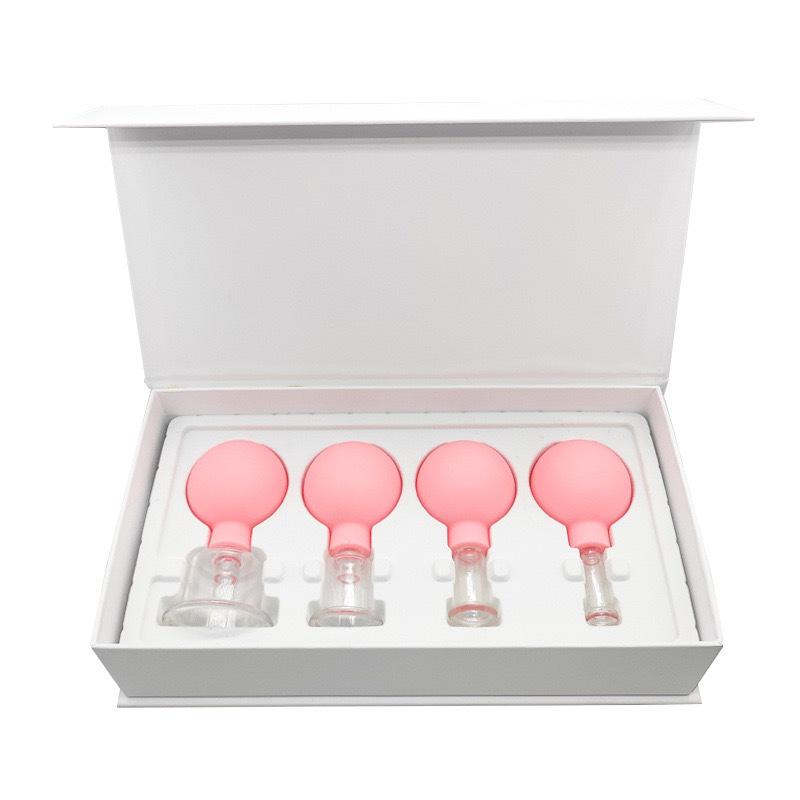 Rubber Face Massager Vacuum Cupping Face Skin Lifting Facial Cups Anti Cellulite Cup Anti-Wrinkle Cupping Therapy Facial Tool