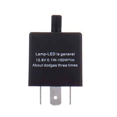 3-Pin CF14 Ayarlanabilir Frekans LED Flaşör Rölesi Otomotiv Motosiklet Dönüş Sinyali Rölesi Flaş Düzeltme Motosiklet Düzeltme Göstergesi