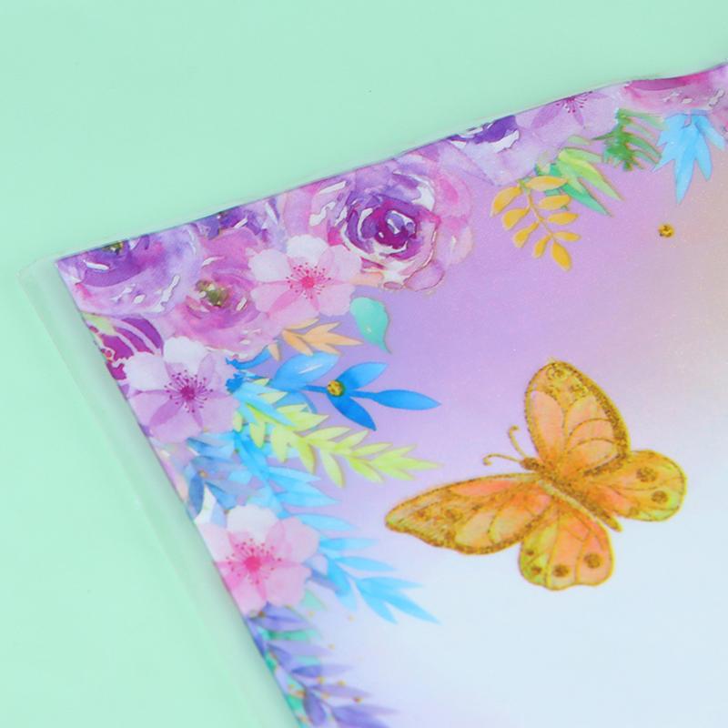 50 stk sommerfuglgodteripose med båndbånd Bursdagsfestdekorasjon Barnegavepakkepose Baby shower bryllupsrekvisita