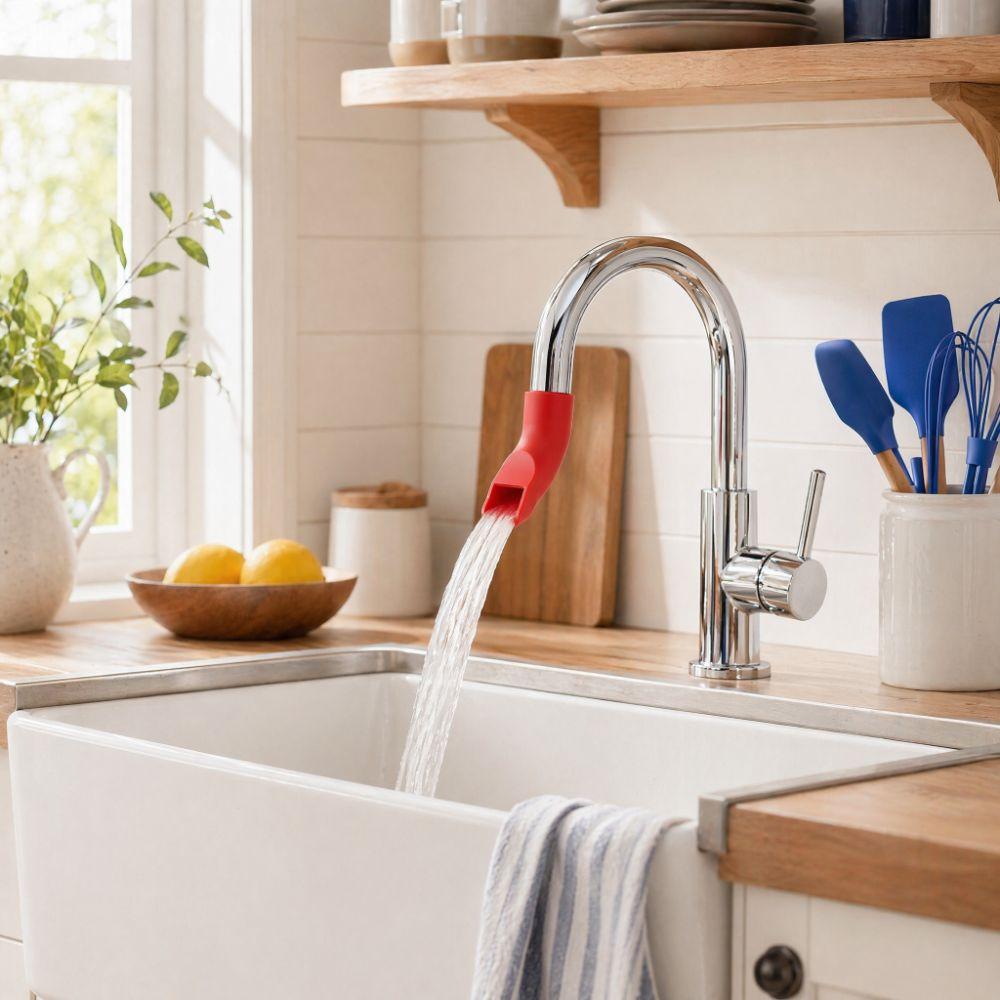 Splash-proof Kitchen Faucet Extender No Assembly Required Water Outlet Nozzle  Bathroom Accessories